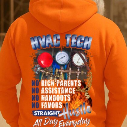 Straight Hustle HVAC Tech Apparel - No Handouts
